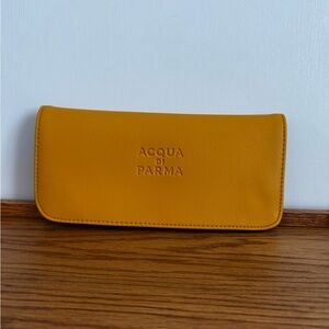 Acqua Di Parma Black and Yellow Travel Pouch